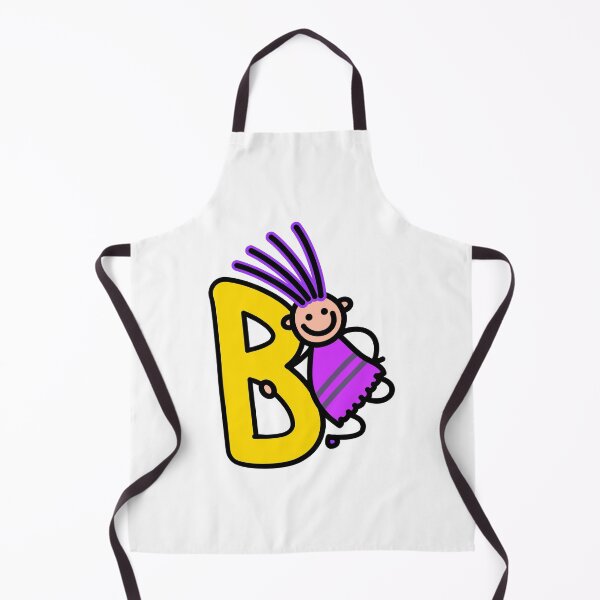 Item preview, Letter B for girls alphabet Kids Colorful Cartoon Character designed and sold by funwithletters.