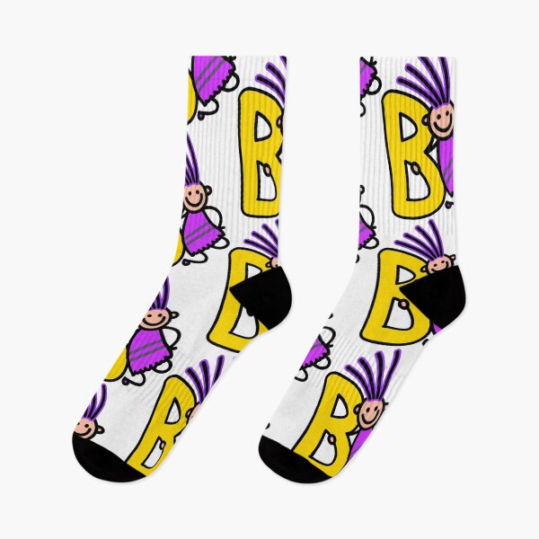 Item preview, Letter B for girls alphabet Kids Colorful Cartoon Character designed and sold by funwithletters.