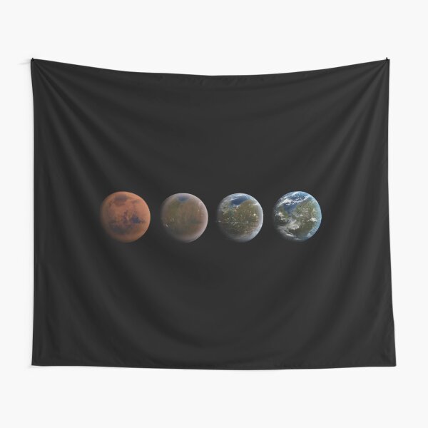 Item preview, Mars morphing into Earth designed and sold by ASofficial.