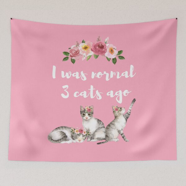 Item preview, I Was Normal 3 Cats Ago designed and sold by Sara Burgess.