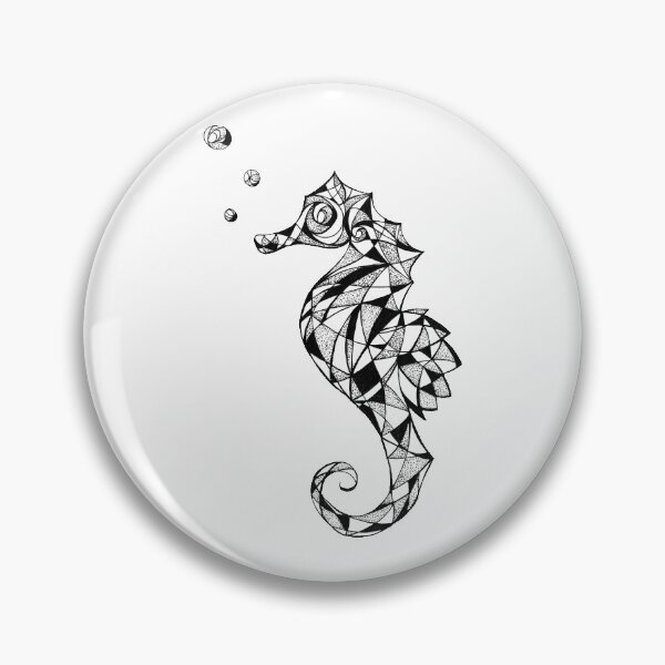 Item preview, Stippled Seahorse designed and sold by Stephanie Massie.