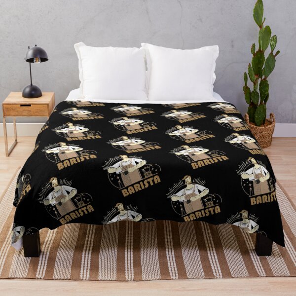 Item preview, Barista making coffee mix dark pattern designed and sold by coffeeapparel.