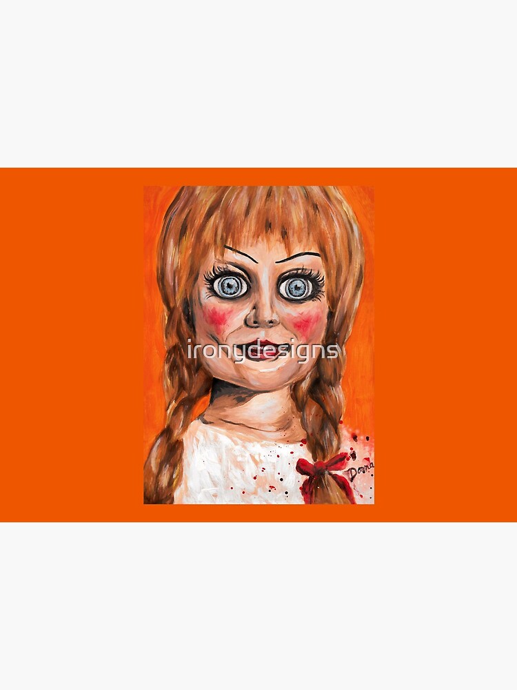 Maske for Sale mit Annabelle Horror Doll von ironydesigns Redbubble