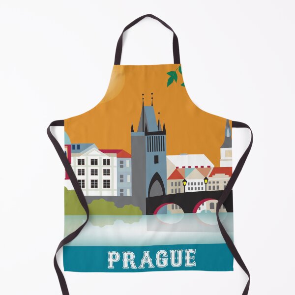 Item preview, Prague, Czech Republic - Skyline Illustration by Loose Petals designed and sold by LoosePetals.