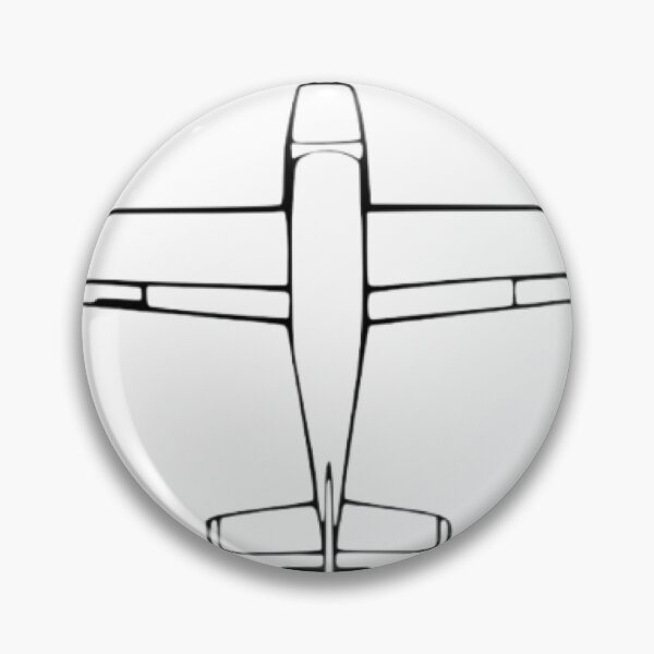 Item preview, Small airplane outline designed and sold by abpumatrumpet.