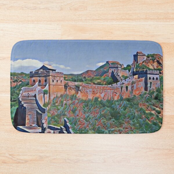 Item preview, China Great Wall Artistic Illustration Chapped Paint Style designed and sold by D4li98.