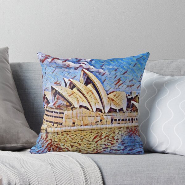 Item preview, Australia Opera House Artistic Illustration Mosaic Style designed and sold by D4li98.