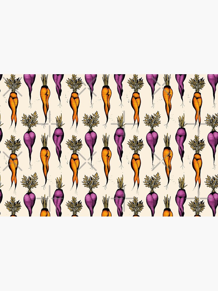 Sexy carrots botanical chart tattoo flash by ceciliagranata