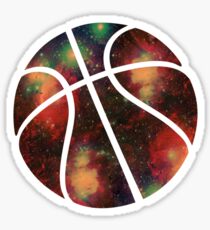 Basketball Galaxy Sticker