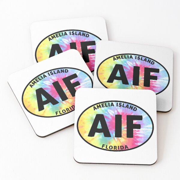 Item preview, Amelia Island Florida Euro Oval Tye Dye designed and sold by DESTINATIONS DECAL.