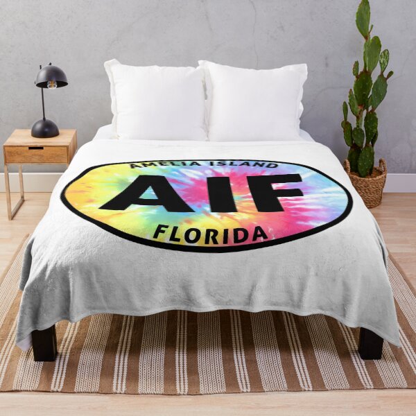 Item preview, Amelia Island Florida Euro Oval Tye Dye designed and sold by DESTINATIONS DECAL.