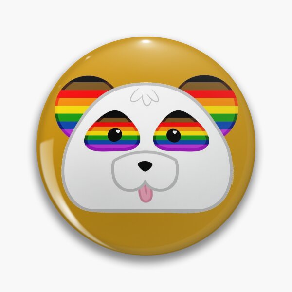 Item preview, Pride Flag Cartoon Panda designed and sold by tangerinesplace.