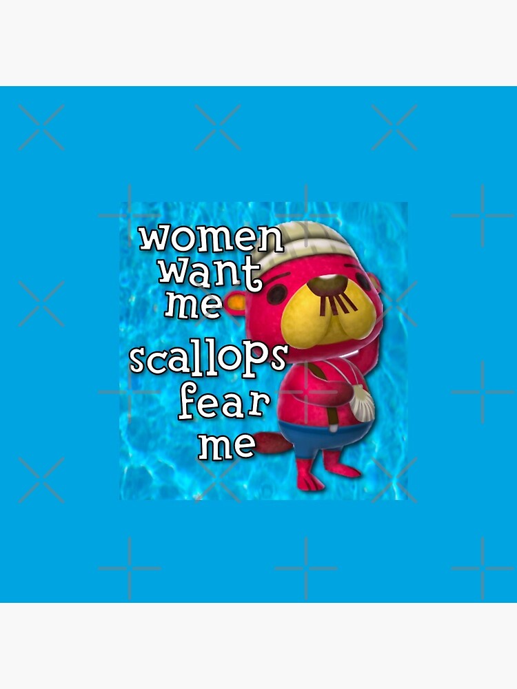 Pascal : Women want him, scallops fear him (water background pink