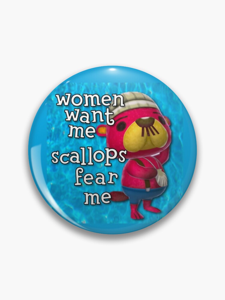 Pascal : Women want him, scallops fear him (water background pink