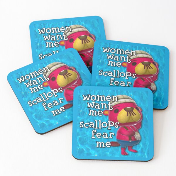 Item preview, Pascal : Women want him, scallops fear him (water background) designed and sold by AwkwardBadger.