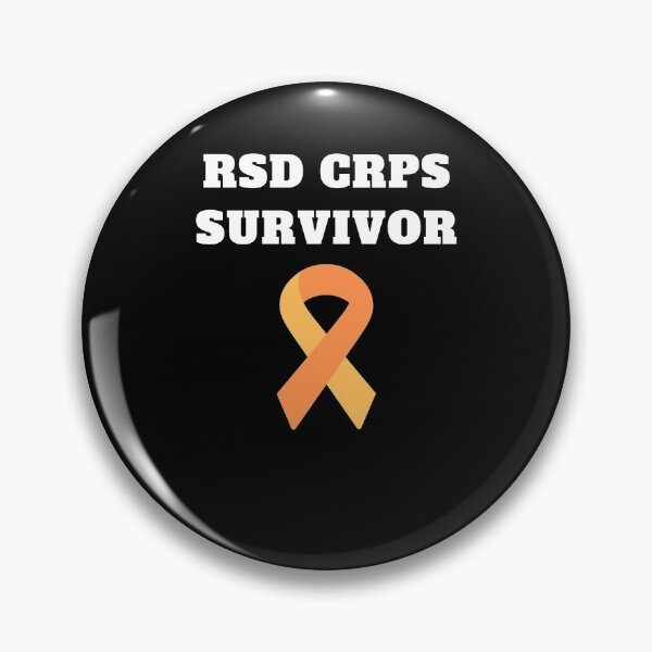 Item preview, RSD CRPS Survivor awareness orange ribbon designed and sold by Jeangel97.