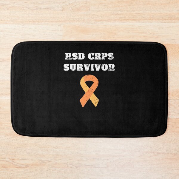 Item preview, RSD CRPS Survivor awareness orange ribbon Retro Vintage designed and sold by Jeangel97.