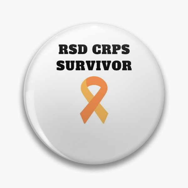 Item preview, RSD CRPS Survivor awareness orange ribbon designed and sold by Jeangel97.