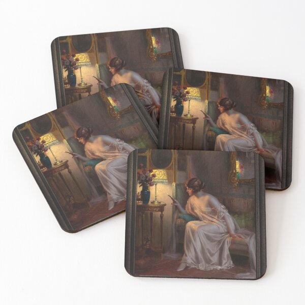 Item preview, Prima Di Andare A Letto by Delphin Enjolras Old Masters Classical Art Reproduction designed and sold by Xzendor7 Digital Art Creations.