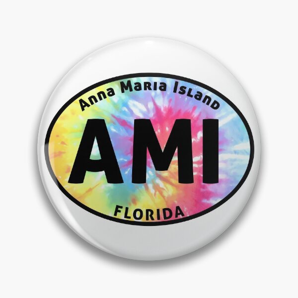 Item preview, Anna Maria Island Florida Euro Oval Tye Dye designed and sold by DESTINATIONS DECAL.