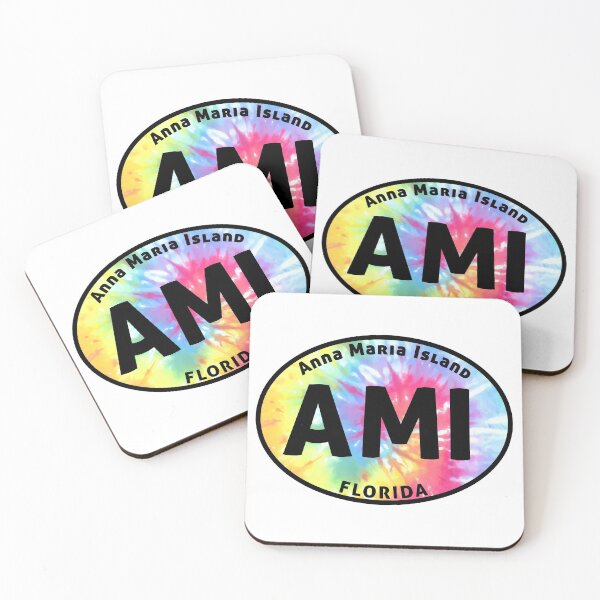 Item preview, Anna Maria Island Florida Euro Oval Tye Dye designed and sold by DESTINATIONS DECAL.
