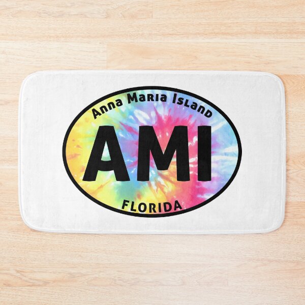Item preview, Anna Maria Island Florida Euro Oval Tye Dye designed and sold by DESTINATIONS DECAL.