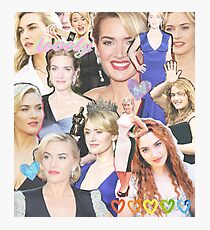 kate winslet collage Photographic Print