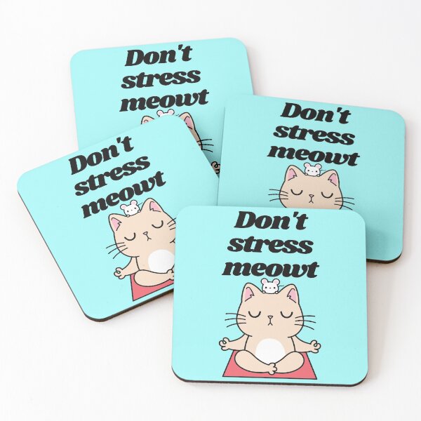 Item preview, Don't Stress Meowt designed and sold by Sara Burgess.