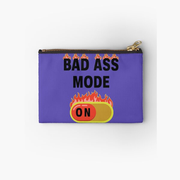 Item preview, Bad Ass Mode On in Black designed and sold by LotusBlue77.