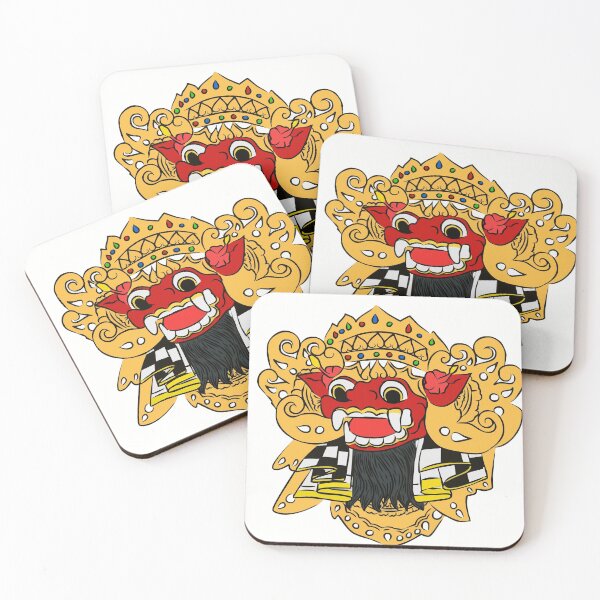 Item preview, Colored Barong Bali Mask designed and sold by ootchil.