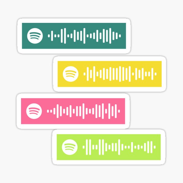 5SOS Álbumes Códigos de Spotify Pegatina