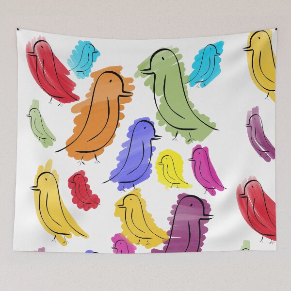 Item preview, Flock Rainbow II designed and sold by ErinLP.