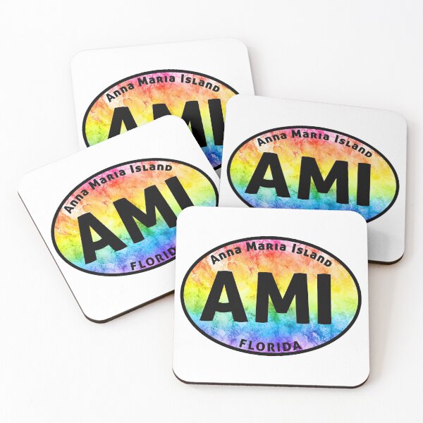 Item preview, Anna Maria Island Florida Euro Oval Tye Dye designed and sold by DESTINATIONS DECAL.