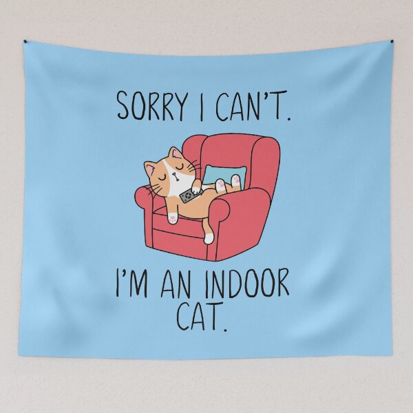 Item preview, Copy of I'm An Indoor Couch Potato Cat designed and sold by Sara Burgess.