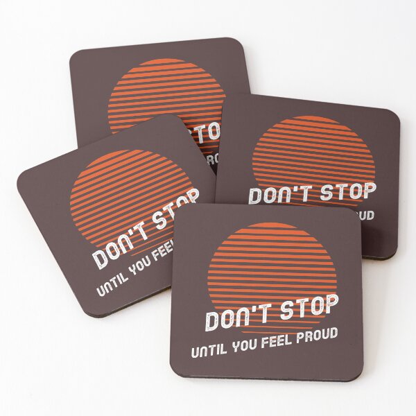 Item preview, Don't Stop until you're proud, Achieve your Dream designed and sold by Spiritualish.