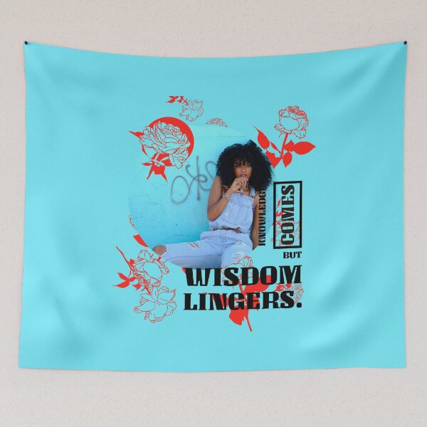 Item preview, Knowledge Comes But Wisdom Lingers designed and sold by AladdinMktgs.