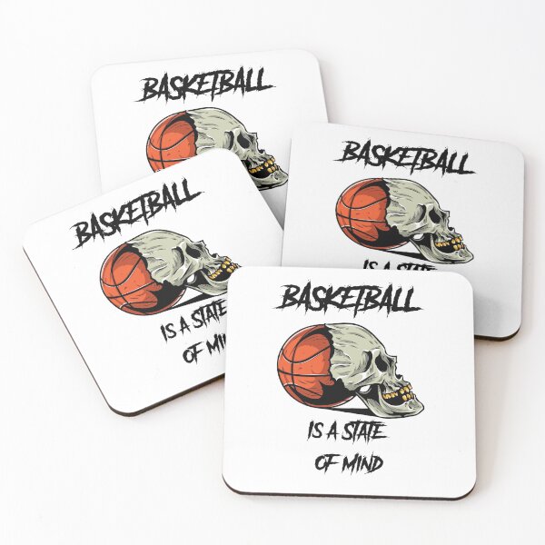 Item preview, Basketball is a state of mind-skull-basketball designed and sold by BamzArt.