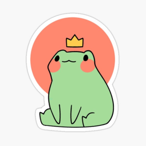 cute frog in crown cute frog in crown