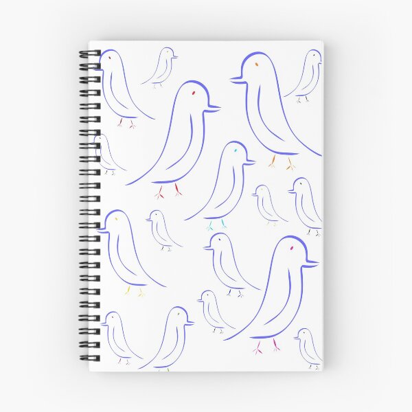 Item preview, Flock Bluebirds  designed and sold by ErinLP.