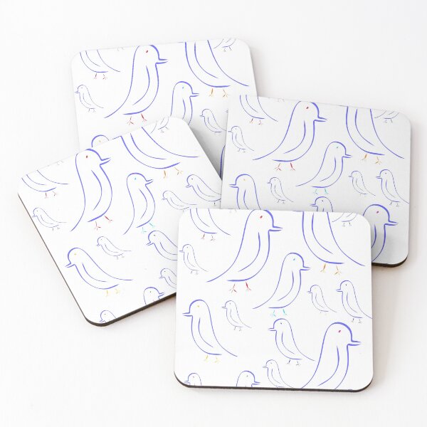 Item preview, Flock Bluebirds  designed and sold by ErinLP.