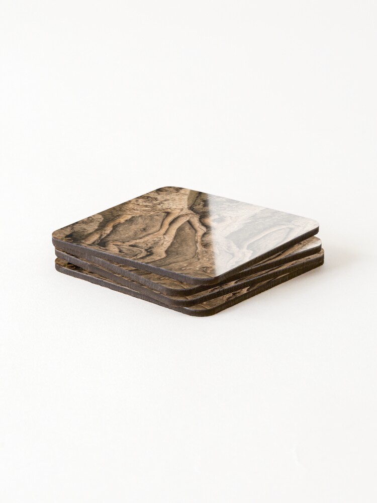 Thumbnail 4 of 5, Coasters (Set of 4), Deep Roots designed and sold by oz10.
