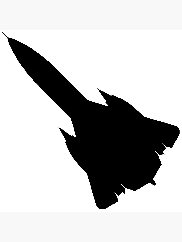 &ldquo;SR-71 Blackbird aircraft silhouette&rdquo; Metal Print by skippyscage