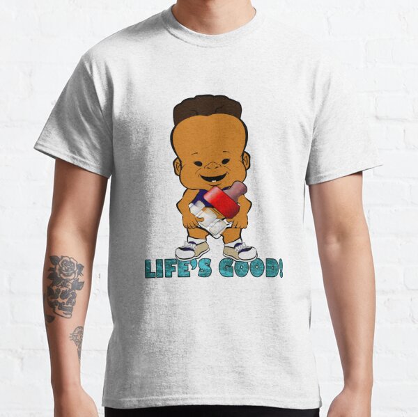 PBTEEZ RB0125 Life's Good boy 3 American Classic T-Shirt
