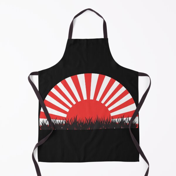 Item preview, red sun Japanese sunset, art, retro, vintage, asian, sunrise, designed and sold by prteacool.