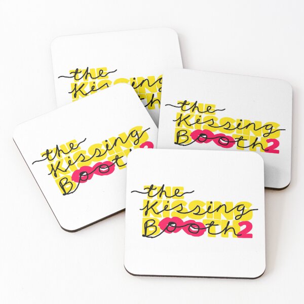 Item preview, Copy of The Kissing Booth 2 yellow kiss netflix movie cursive designed and sold by emcazalet.