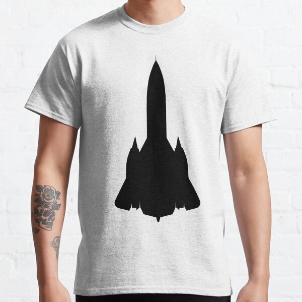 SR-71 Blackbird aircraft silhouette Classic T-Shirt