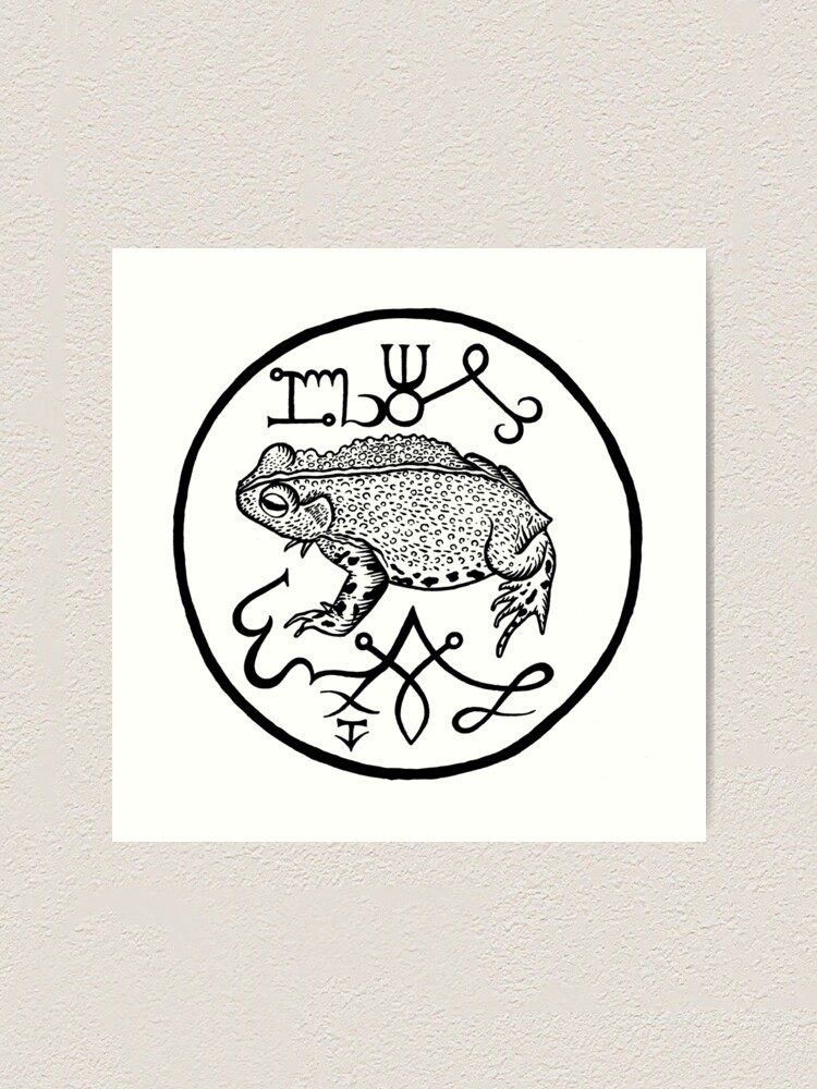 Thumbnail 1 of 3, Art Print, Toad of the West by Gemma Gary designed and sold by TroyBooks.