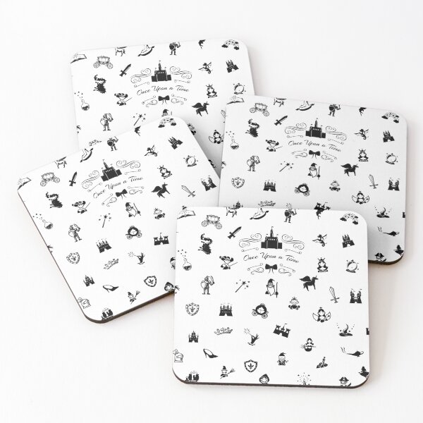 Item preview, Fairytale Print in Black and White designed and sold by QueenElectro.