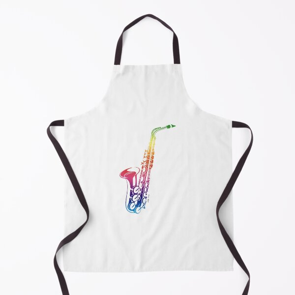 Item preview, saxophone doodle draw! rainbow- Modern abstract art - digital paint by Iona Art Digital designed and sold by IonaArtDigital.