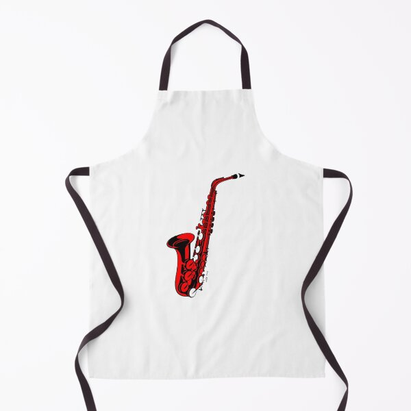 Item preview, saxophone doodle draw! red - Modern abstract art - digital paint by Iona Art Digital designed and sold by IonaArtDigital.